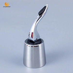 High Quality portable Beverage bottle plug Reusable stainless steel Sealed Storage wine bottle stopper