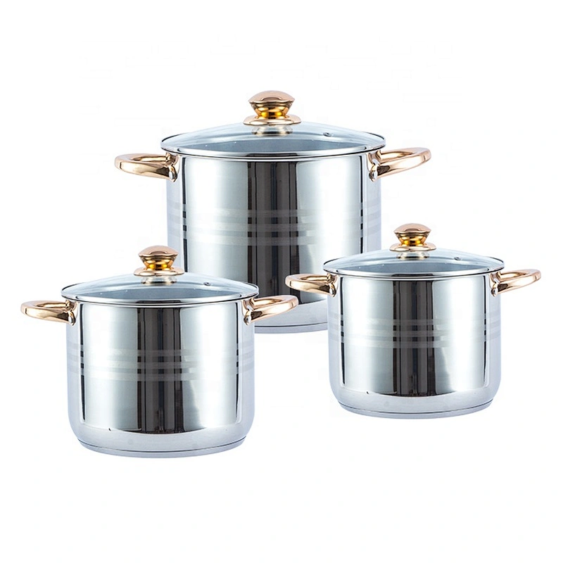 Big size Stainless Steel stockpot induction kitchen cooking pot stainless steal cookware pot