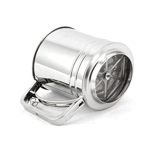 China Wholesale Kitchen Gadgets Creative Baking Tools Stainless Steel Flour Sifter Mesh Flour Sieve Cup