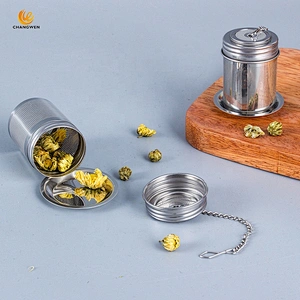 Wholesale Food Grade 304 Stainless Steel Wire Mesh Tea Infuser for Loose Leaf Tea and Coffee