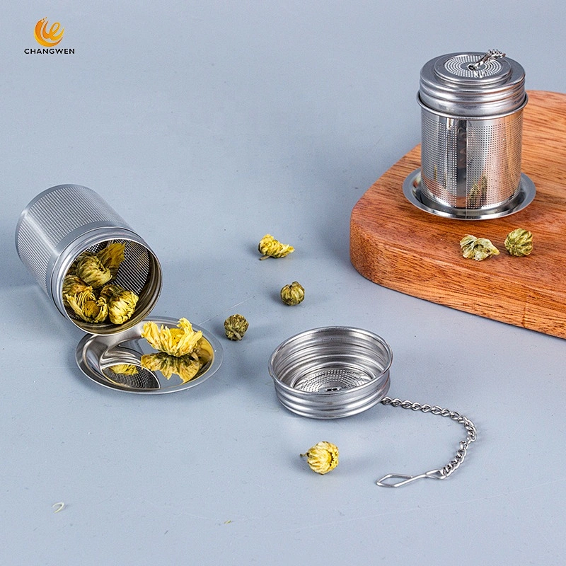 Wholesale Food Grade 304 Stainless Steel Wire Mesh Tea Infuser for Loose Leaf Tea and Coffee
