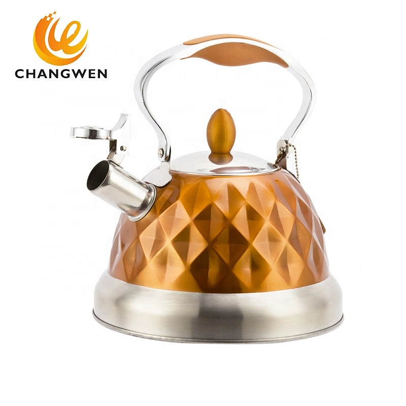 Water Kettle Whistling Stainless Steel Chaleira Whistling Tea Bottle Kettle For Gas Stove Bouilloire Kitchen Water Coffee Heat B