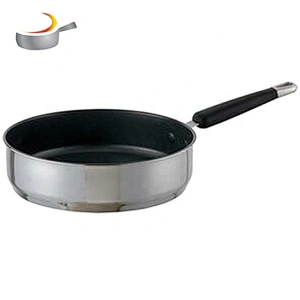 201 folded edge Frypan Set stainless steel