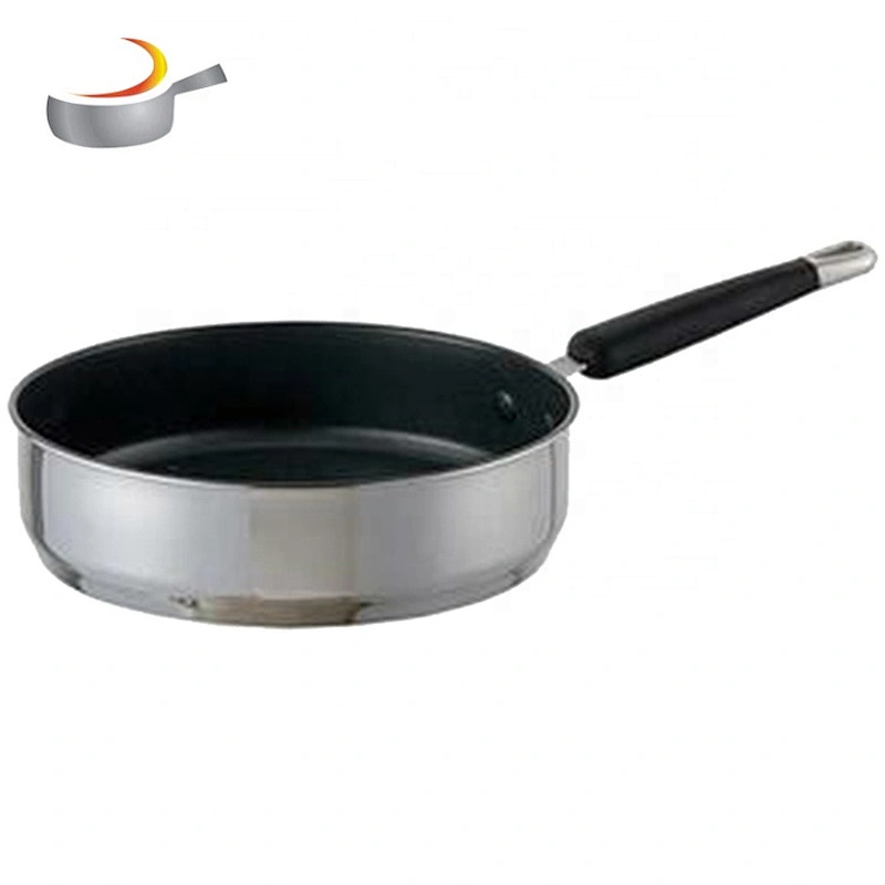 201 folded edge Frypan Set stainless steel