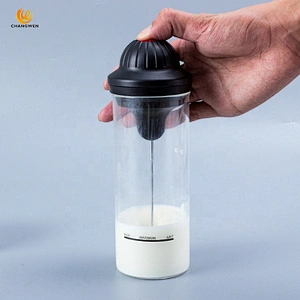 New cooking tools portable battery powered stainless steel electric milk Coffee frother