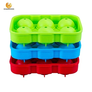 Kitchen Tools Reusable and BPA Free Sphere & Square Ice Ball mold Silicone ice cube tray set