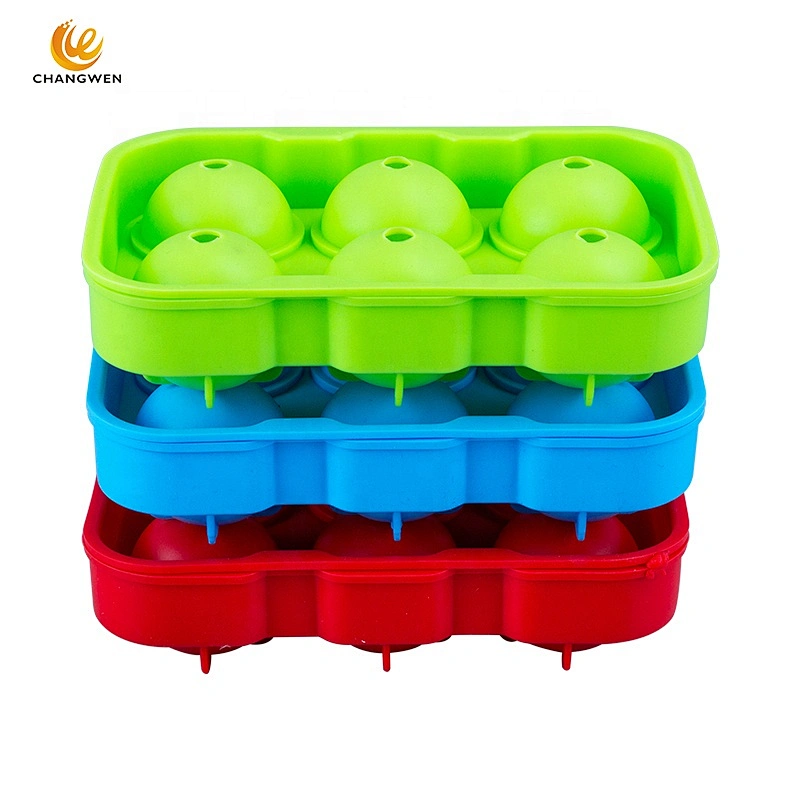 Kitchen Tools Reusable and BPA Free Sphere & Square Ice Ball mold Silicone ice cube tray set