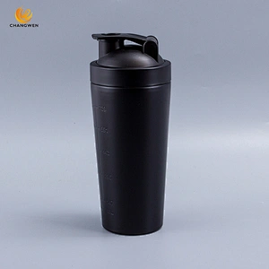 Wholesale Custom Logo single layer insulated stainless steel Sport Cup Protein Shaker Bottle