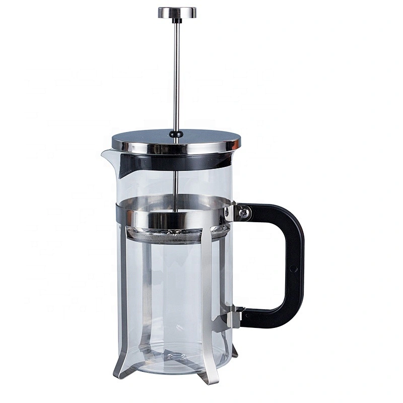 Hot Sale Food Grade Heat Resistant 1000ml Glass Stainless Steel Filtering French Coffee Press