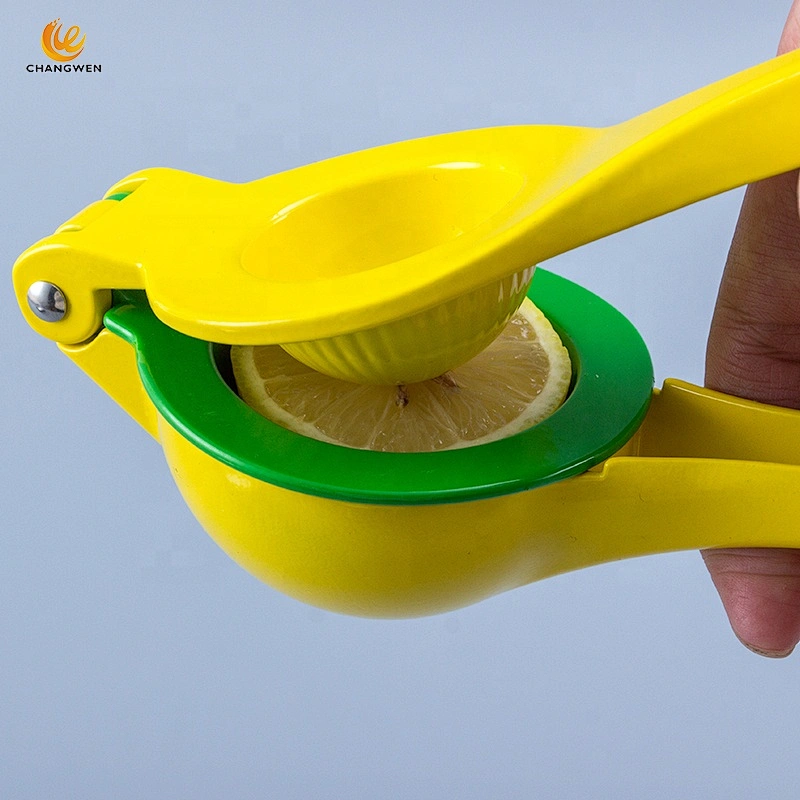 High quality custom 2 in 1 fruit juice squeezer Aluminum alloy metal manual lemon squeezer