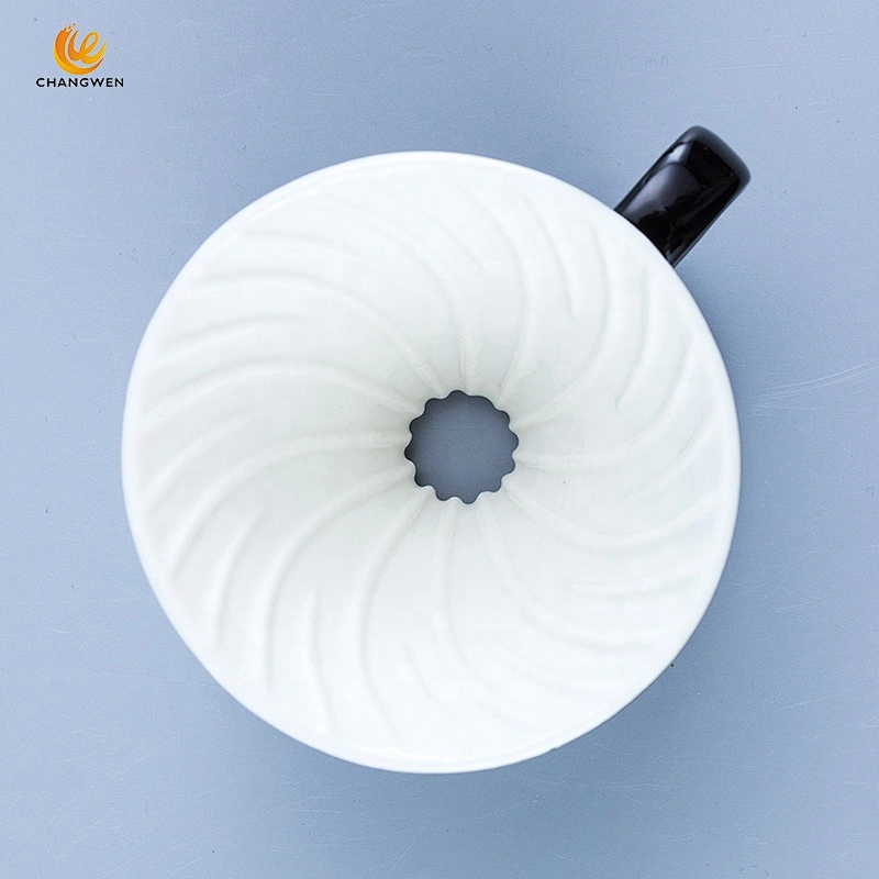 High Quality Coffee Brewing Accessories ceramics V60 shaped Coffee Filter Cup coffee Filter drippe