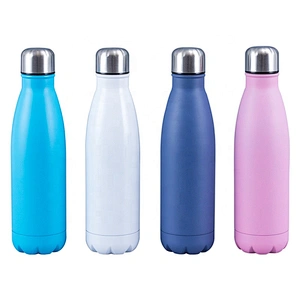 Wholesale Custom Outdoor Double Wall Insulated Vacuum Flask Stainless Steel Water Bottle Sport Thermos