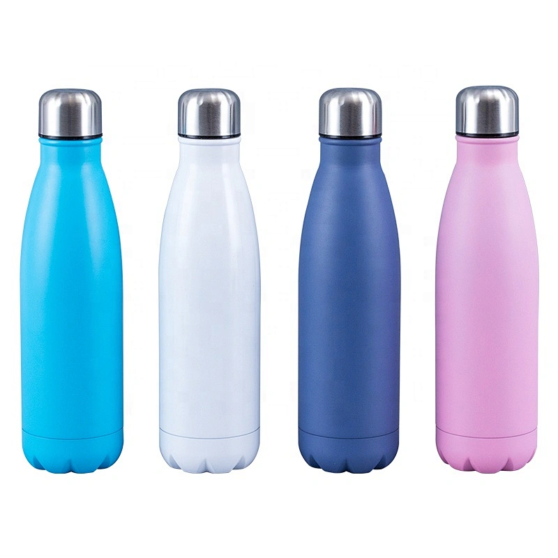 Wholesale Custom Outdoor Double Wall Insulated Vacuum Flask Stainless Steel Water Bottle Sport Thermos