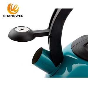Quality 3L Blue Stainless Steel Whistling Kettle Kitchen/Home Camping Gas Hob 2 Color