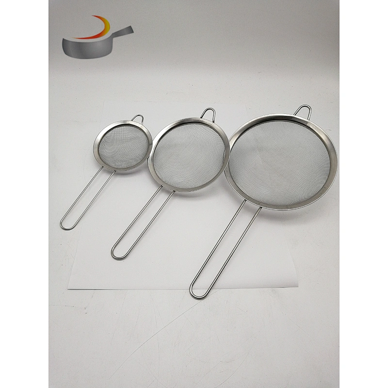 Kitchen utensils Stainless steel mesh strainer