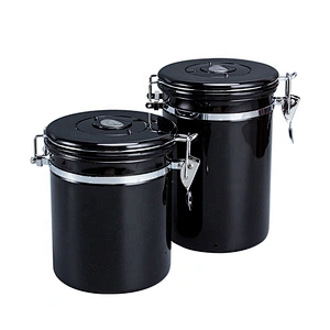 1.5L/1.8L Airtight Stainless Steel Container Coffee Bean Coffee powder Storage Canister