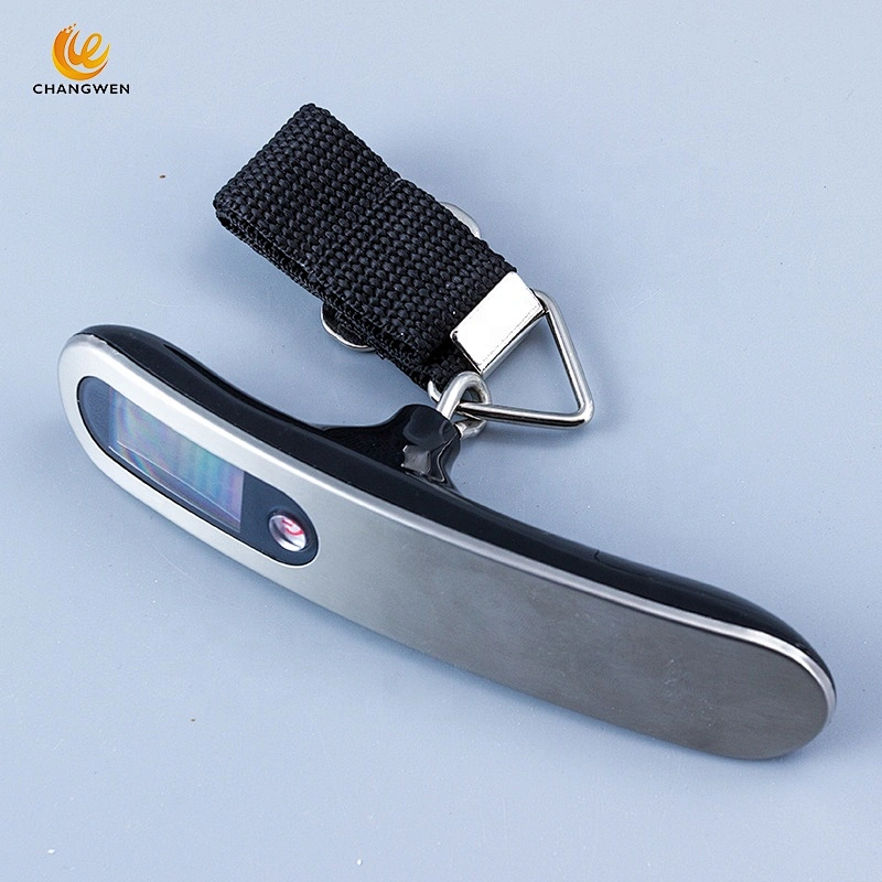 Hot Sale Stainless Steel 50kg/110lb Hanging Electronic Weighing Travel Scale Portable LCD Digital Luggage Scale