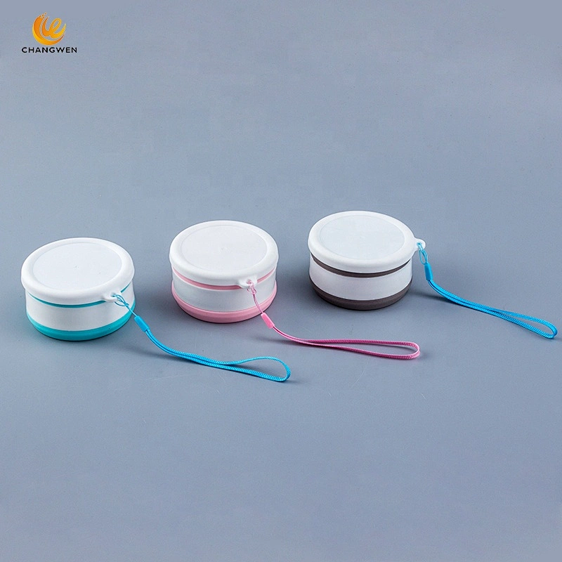 Outdoor High Quality Custom Silicone Collapsible Coffee Cup Retractable Foldable Coffee Cup Silicone Cup For Travel