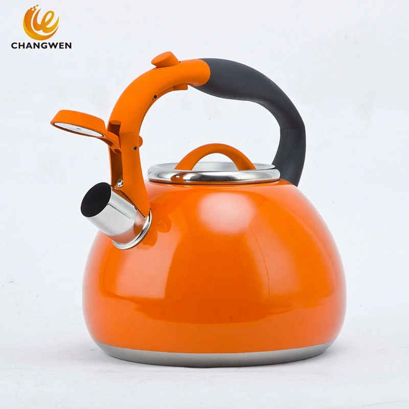 3 liter stainless steel whistle kettle whistle teapot, pot with faster bottom
