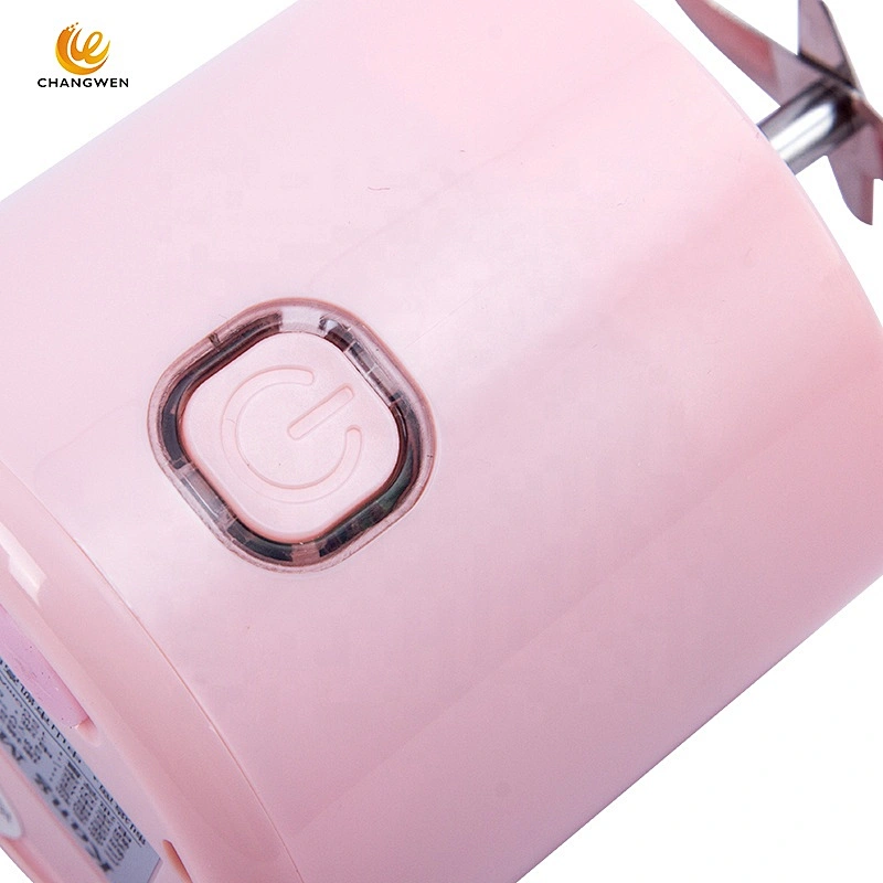 hot selling portable mini usb recharging travel juicer blender 4 blades ice chopper juicer