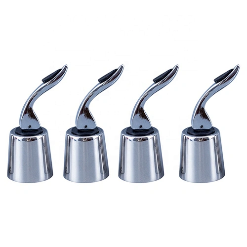 High Quality portable Beverage bottle plug Reusable stainless steel Sealed Storage wine bottle stopper