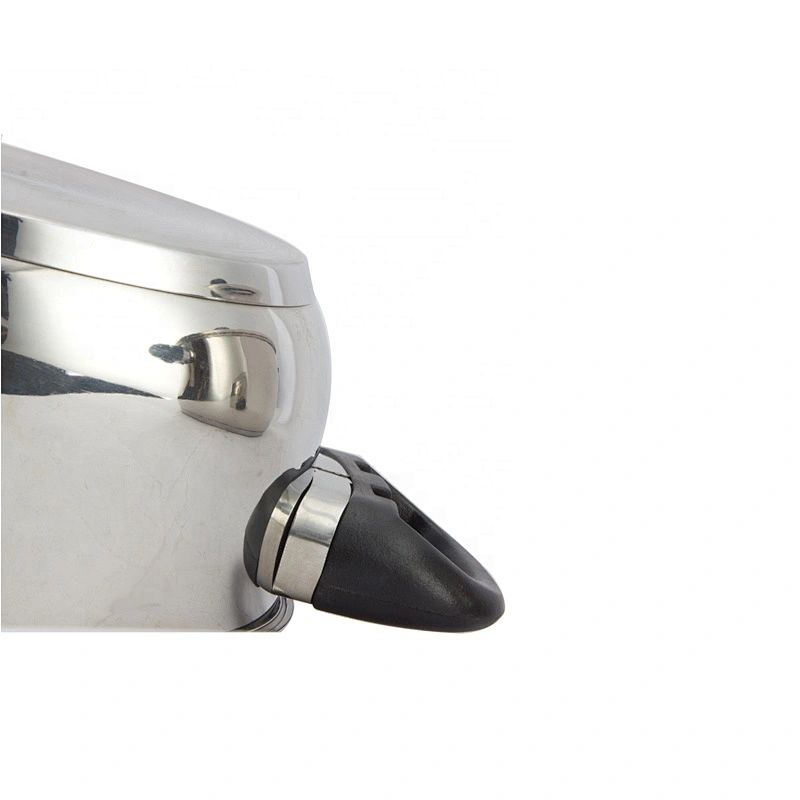 Double handle single casserole stainless steel with C shape Clear glass lid