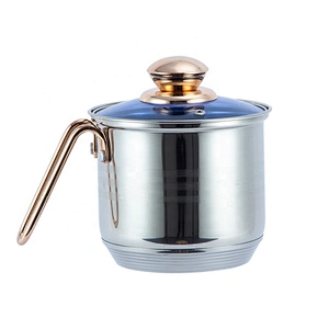 5 steps bottom ss201 milk pot stainless steel milk jug steel pot