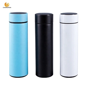 LED Temperature Display Double Wall Vacuum Flasks Thermal Bottle 304 Stainless Steel Smart Water Bottle