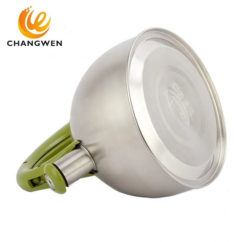 Guangdong green ss 304 stove top induction whistling tea kettle