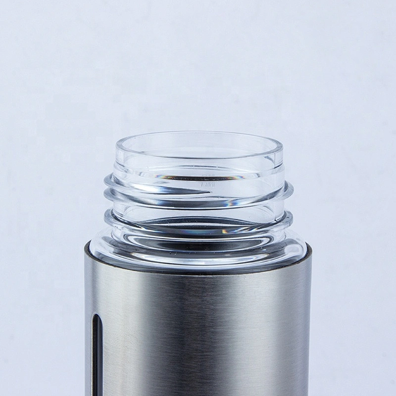 Stainless steel simple oil bottle restaurant seasoning oil vinegar cooking utensils essential oil bottle