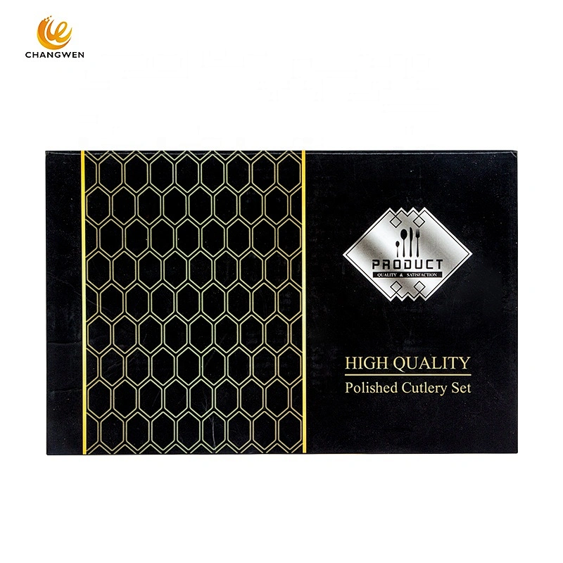 Wholesale 24pcs gold Flatware Stainless Steel Spoon Forks And Knife Cutlery cookware Set