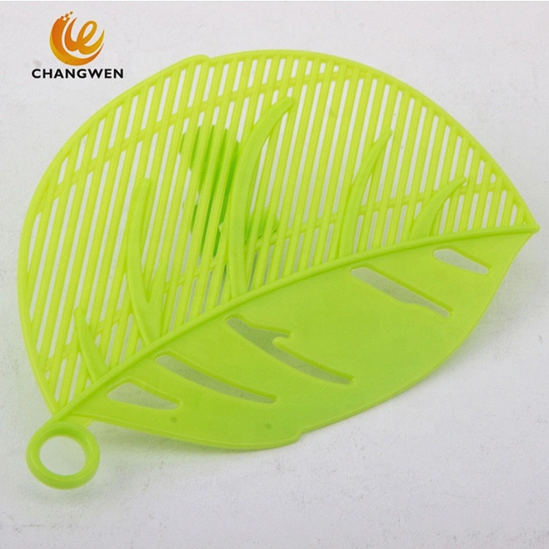 Durable Clean Leaf Shape Rice Wash Sieve Beans Peas Cleaning Gadget Kitchen Clips Tools