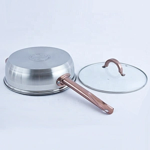 non stick stainless steel palm restaurant cookware fry pan set frying pan