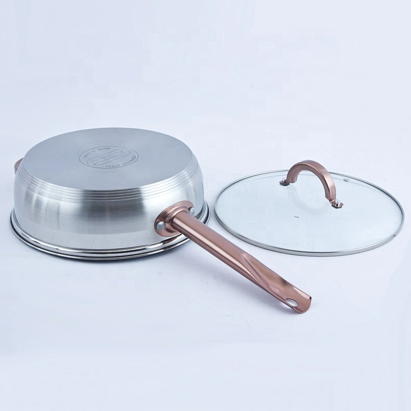 non stick stainless steel palm restaurant cookware fry pan set frying pan
