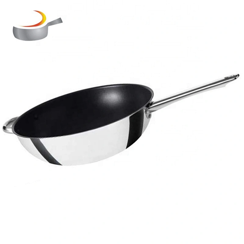 201 folded edge Frypan Set stainless steel
