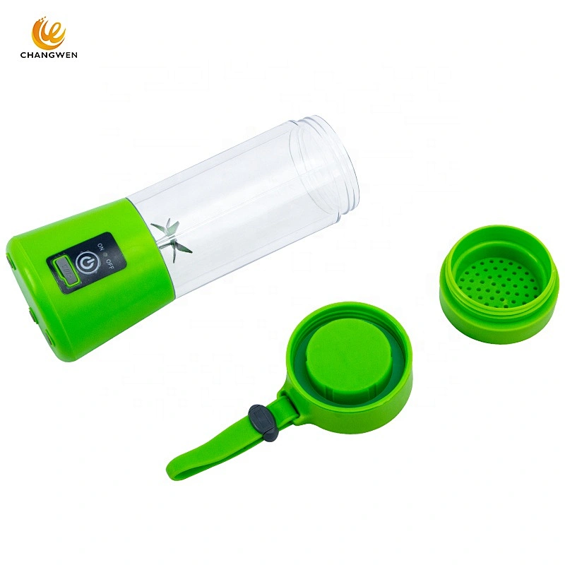 380ml mini 6 blades electric portable usb rechargeable blender juicer for stir/make milkshake/squeeze juicer