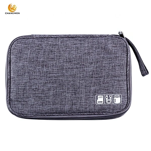 Portable Multi-function Waterproof Electronics Accessories Storage Case USB Cable Organizer Bag