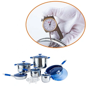 In stock hot Wholesale nonstick kitchenware 13 Pcs Stainless Steel Cookware Set