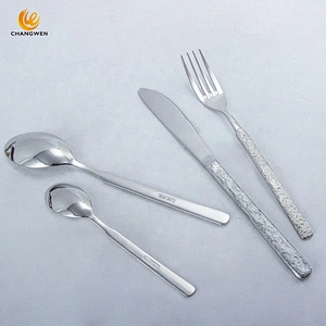 Professional wholesale manufacture flatware set 18/10 stainless steel reusable cutlery set