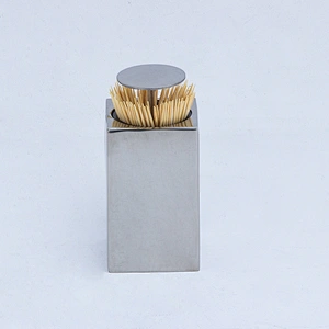 Household 304 stainless steel simple automatic toothpick equipment wooden material