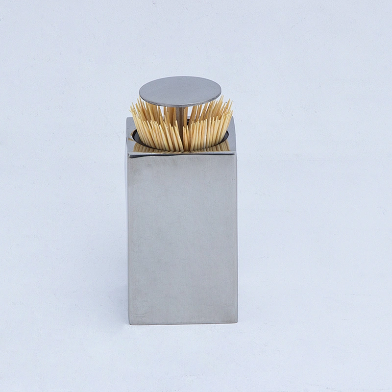 Household 304 stainless steel simple automatic toothpick equipment wooden material