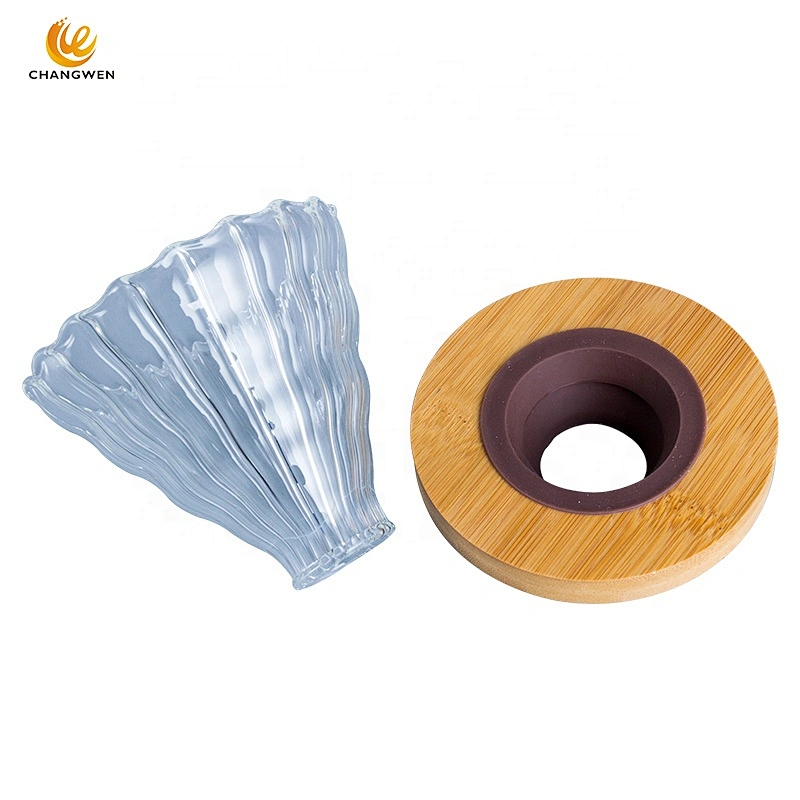 Wholesale Reusable Heat Resistant Drip Filter V60 Glass Coffee Filters