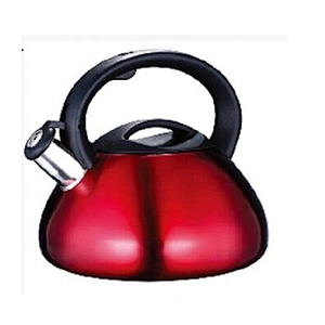 Quality Kitchenware Cheap teapot Stainless Steel surgical Whistling Kettle Tea Kettle with color painting  for stovetop