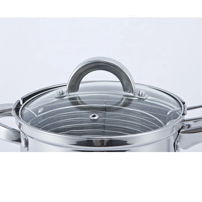hot selling deep stainless steel frying pan for chips frying stainless steel fryer cooking pot