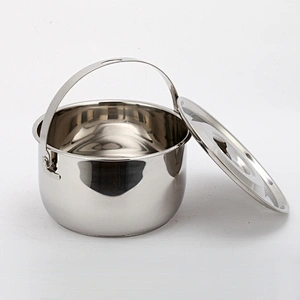 20pcs Korean Style stainless steel picnic appliances cookware set