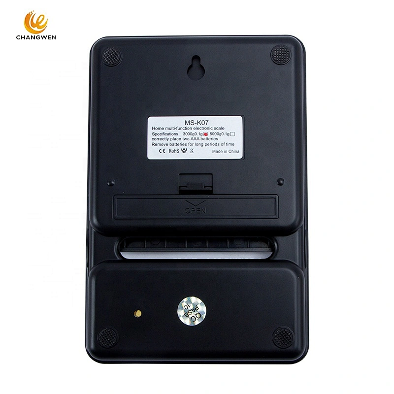 LCD Display Anti-slip silicone pad food weighing Scale 3kg Household Kitchen Weighing Electronic Coffee Timer Scale