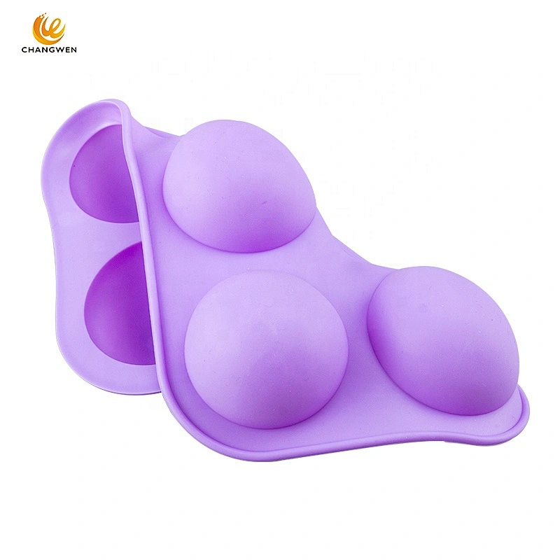Nonstick Cake Baking Molds 6 Cavities Semi Sphere Silicone Mold Food Grade Silicone Cake Mold for baking