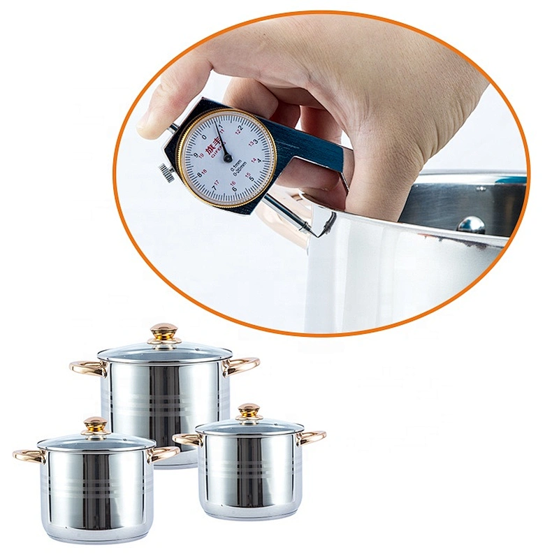 Big size Stainless Steel stockpot induction kitchen cooking pot stainless steal cookware pot