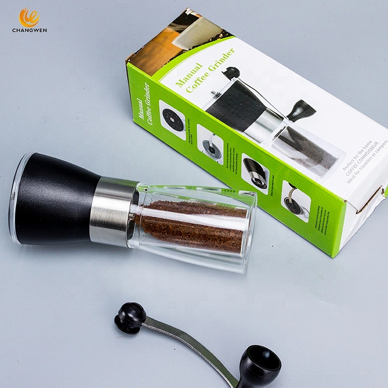 High Quality Portable Mini Coffee Bean Mill Manual Ceramic Coffee Grinder With Adjustable Setting