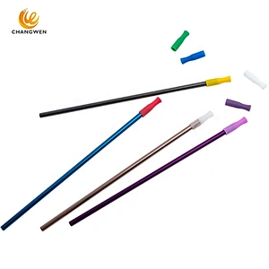 Eco-friendly Colorful Silicone Straw Tips for Stainless Steel Metal Drinking Straws